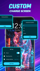 اسکرین شات 4 برنامه Battery Charging Animation Art