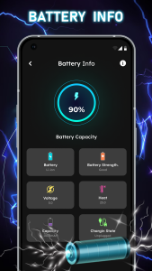 اسکرین شات 6 برنامه Battery Charging Animation Art