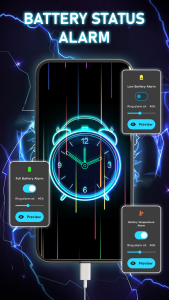 اسکرین شات 5 برنامه Battery Charging Animation Art