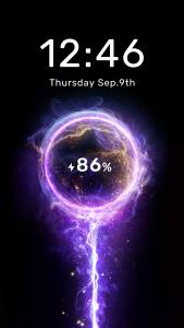 اسکرین شات 1 برنامه Charging Animation Theme