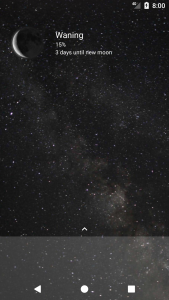 اسکرین شات 5 برنامه MOON - Current Moon Phase