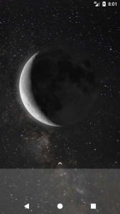 اسکرین شات برنامه MOON - Current Moon Phase 6