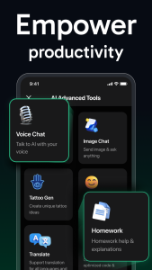 اسکرین شات 3 برنامه AI Chat: AI Assistant