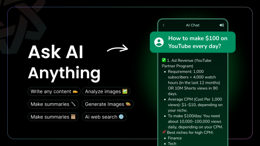 اسکرین شات برنامه AI Chat: Ask AI Chat Anything 2