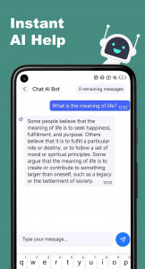 اسکرین شات برنامه Chat AI Bot: Chatbot Assistant 3