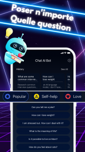 اسکرین شات برنامه Chat AI Bot: Chatbot Français 2