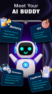 اسکرین شات 4 برنامه AI Chatbot: AI smart assistant