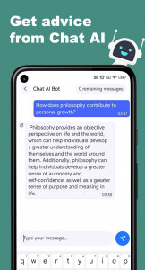 اسکرین شات برنامه Chat AI Bot: Chatbot Assistant 6
