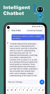اسکرین شات برنامه Chat AI Bot: Chatbot Assistant 2