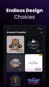 اسکرین شات 6 برنامه Arvin® - AI Logo Maker