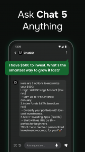 اسکرین شات 2 برنامه Chatbot AI Assistant - ChatGO