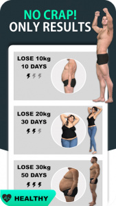 اسکرین شات برنامه Weight Loss - 10 kg/10 Days , Lose Weight at HOME 1
