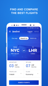 اسکرین شات برنامه Cheap Flights App - FareFirst 1