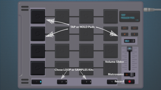 اسکرین شات برنامه Trap Pads 4