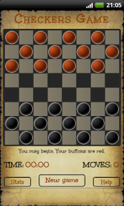اسکرین شات بازی Checkers 6
