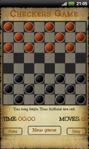 اسکرین شات بازی Checkers 1