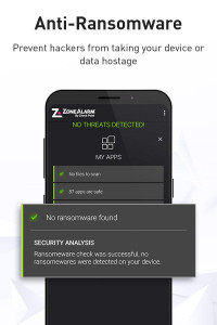 اسکرین شات برنامه ZoneAlarm Mobile Security 3