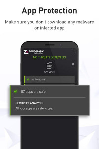اسکرین شات برنامه ZoneAlarm Mobile Security 4