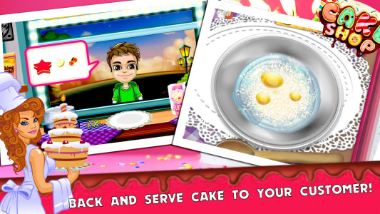 اسکرین شات 4 بازی Cake Maker Shop - Chef Cooking