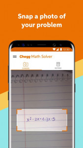 اسکرین شات برنامه Chegg Math Solver - guided math problem solver 1
