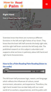 اسکرین شات برنامه How to Read Palms 2