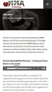اسکرین شات برنامه MMA Training and Fitness 2