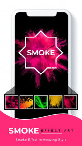 اسکرین شات برنامه Smoke Effect - Photo Lab Editor, Focus N Filter 2