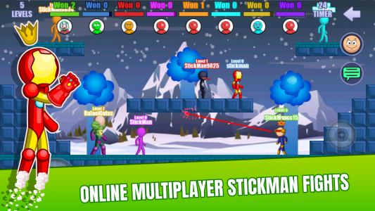 اسکرین شات بازی Stick Fight Online 1