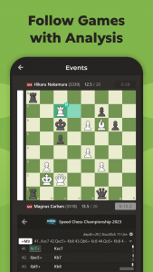 اسکرین شات برنامه Chess Events: Games & Results 2