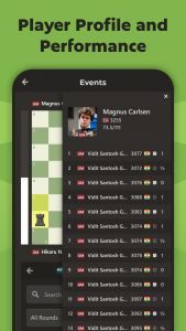 اسکرین شات 6 برنامه Chess Events: Games & Results