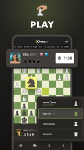 اسکرین شات 2 بازی Chess - Play and Learn Online