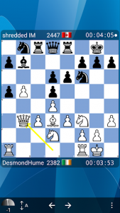 اسکرین شات بازی Chess at ICC 3