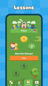 اسکرین شات 1 بازی Chess for Kids - Play & Learn