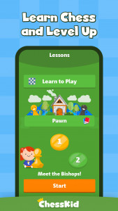 اسکرین شات بازی Chess for Kids - Play & Learn 1