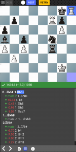 اسکرین شات بازی Chess tempo - Train chess tact 1