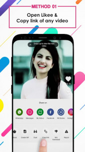 اسکرین شات برنامه Video Downloader for Likee - without Watermark 2