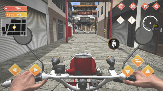 اسکرین شات بازی Japan Postman Moto Simulator 3