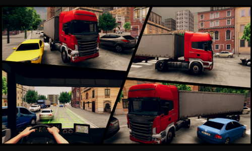 اسکرین شات بازی Real Truck Driver: Parking School 2