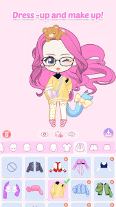 اسکرین شات 7 بازی Chibi Doll Dress Up: DIY Game