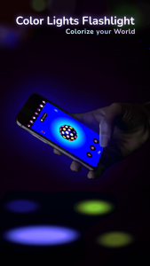 اسکرین شات 1 برنامه Color Lights Flashlight