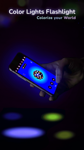 اسکرین شات برنامه Color Lights Flashlight 1