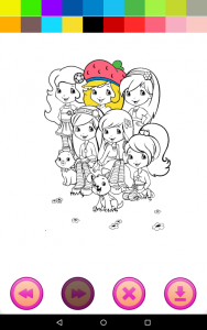 اسکرین شات برنامه کتاب رنگ آمیزی دخترانه (نقاشی) 3