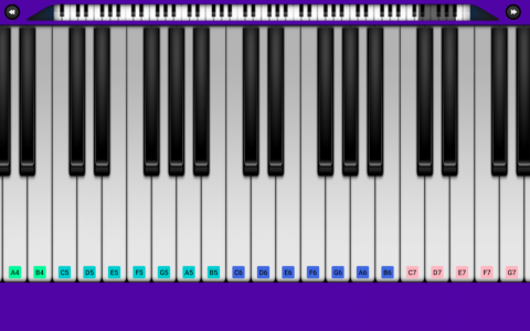 اسکرین شات برنامه آموزش پیانو (پیانو من) 2