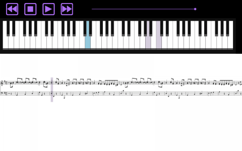 اسکرین شات برنامه آموزش پیانو (پیانو من) 4