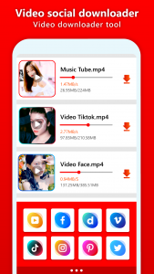 اسکرین شات برنامه Video social downloader 1