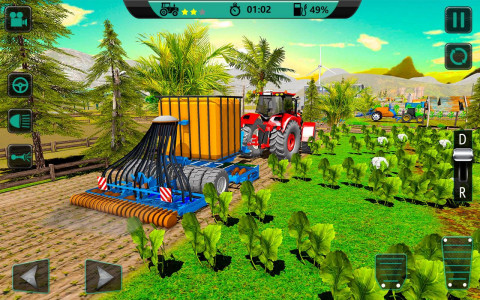 اسکرین شات بازی Big Farming Tractor Simulator Harvestr Real Farmer 3