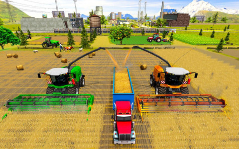 اسکرین شات بازی Big Farming Tractor Simulator Harvestr Real Farmer 2