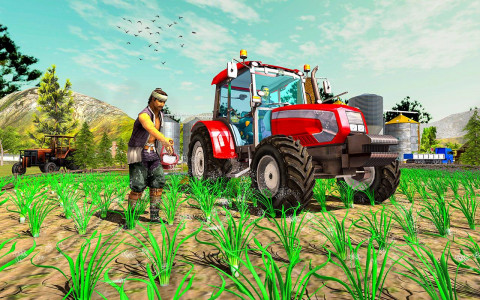 اسکرین شات بازی Big Farming Tractor Simulator Harvestr Real Farmer 1