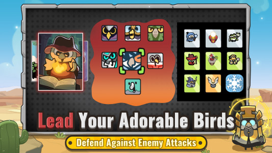 اسکرین شات 2 بازی Birds Camp——Casual TD Game