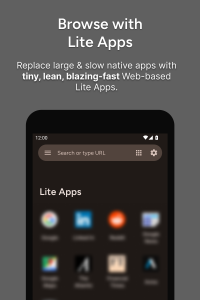 اسکرین شات برنامه Hermit — Lite Apps Browser 1